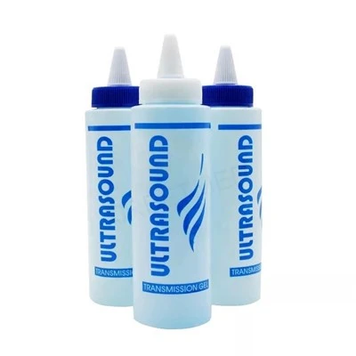 Gel transparente do ultrassom da cor 250ml da cor azul